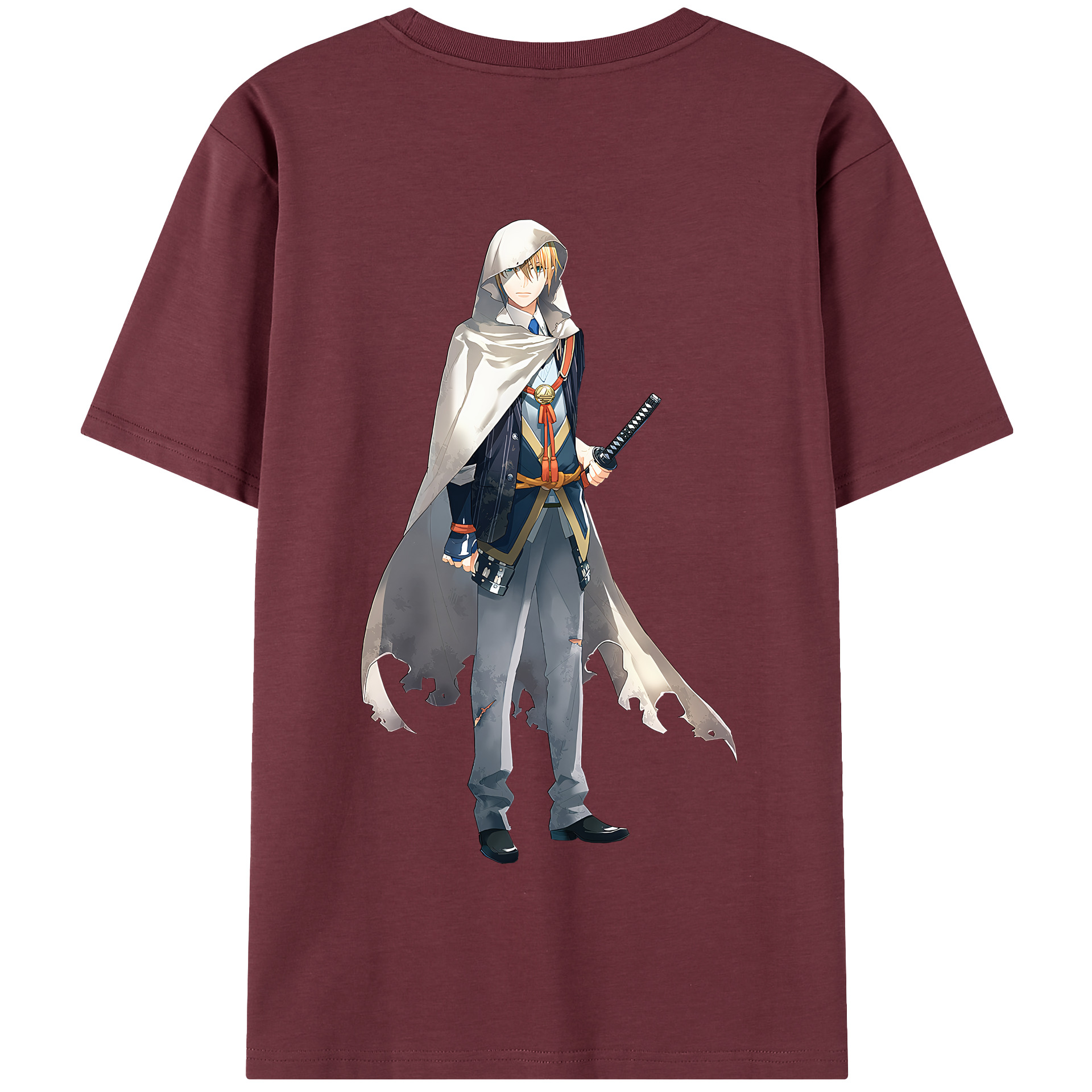 （画像用） 刀剣乱舞 Touken Ranbu 綿100％半袖Tシャツ（背面プリント）